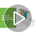 Plastic Kitchen Organizer - Storage Holder Bin with Handles for Pantry, Cupboard, Cabinet, Fridge/Freezer, Shelves, and Counter - Holds Canned Food, Snacks, Drinks, and Sauces - 8 Pack - Clear - view 5