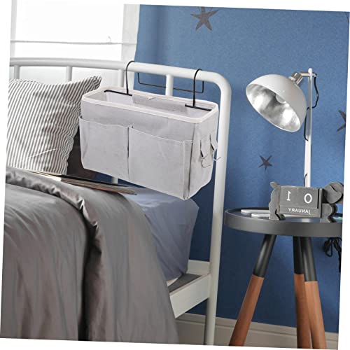 Polyester Bedside Storage Pouch for Dorm and Bathroom Hanging - view 4