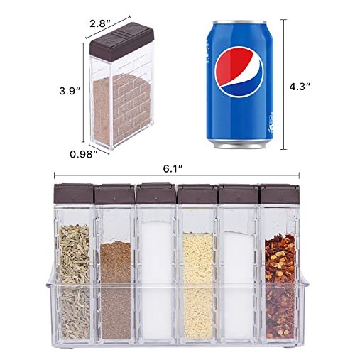 Travel Spice Containers, Camping Seasoning Kit, 24 Pack Grey - view 2