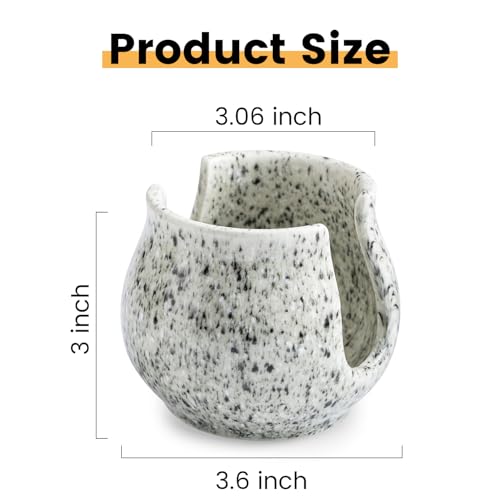 Sponge Holder for Kitchen Sink, Ceramic Dish Sponge Rack Sink Caddy - view 5