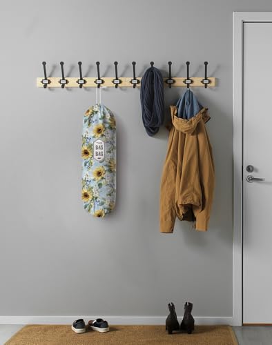 Sunflower Grocery Bag Holder,Plastic Bag Organizer Storage,Sunflower Kitchen Decor 23" x 9" - view 5