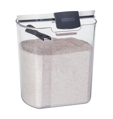 Flour Storage Container with Airtight Lid, 4-Quart Capacity