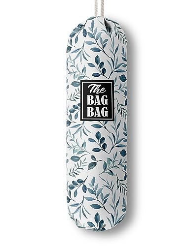 The Bag Grocery Bag Holder, Leafage Grocery Bags Holder Organizer, Wall Mount Plastic Bags Storage Container Dispensers, Kitchen Gifts For Women Family Friends Grandma Mom(E-6)