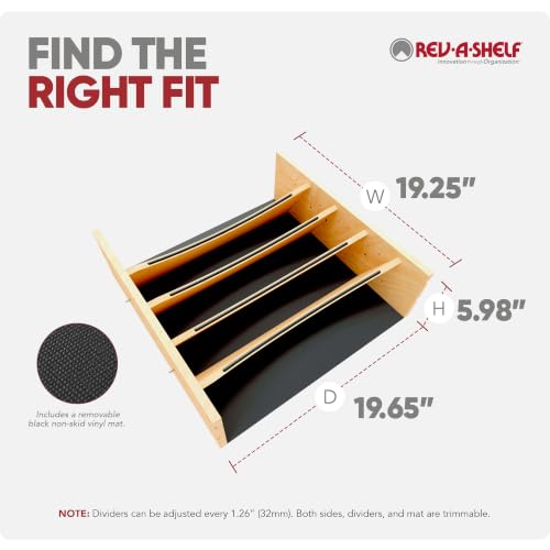 Deep Drawer Divider Insert for 21”-24” Base Cabinet Drawers - view 3