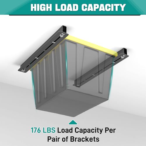 Ceiling Storage Rack, Heavy Duty Overhead Garage Storage Rack - view 3