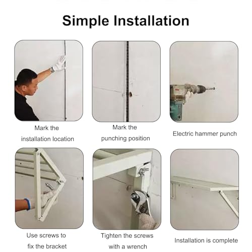 Heavy-Duty Garage Shelves - Wall-Mounted Storage Rack for Tools Metal Shelving System Space-Saving Solution for Garage and Workshop Organization - view 7