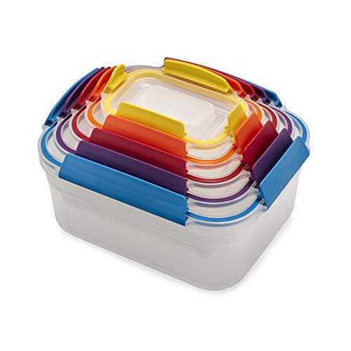 Nest Lock Airtight Leakproof Food Containers, 10-Piece Set