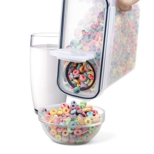 Cereal Containers Storage Set - 4 Piece Airtight Large Food Storage Containers(135.2oz), BPA Free Dispenser Plastic Cereal Storage Containers - view 6