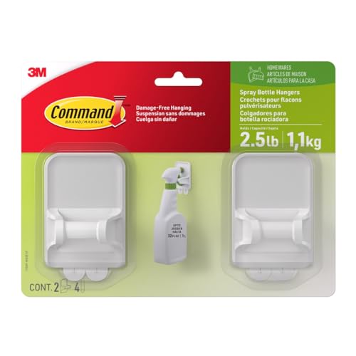 Spray Bottle Hangers, 2 Pack