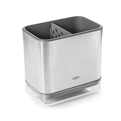 Good Grips Stainless Steel Sink Organizer Caddy & Sponge Holder