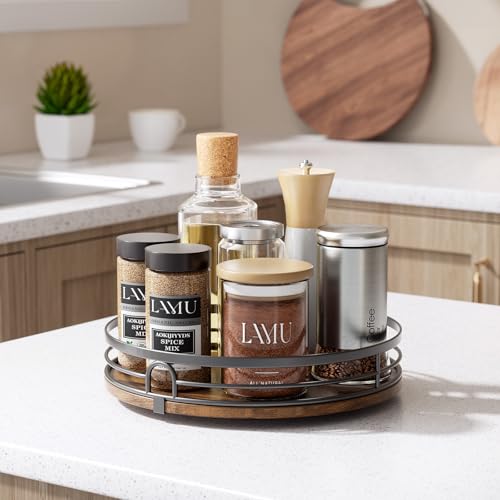 2 Pack Lazy Susan Organizer for Table Top Cabinet Kitchen Countertop - view 7
