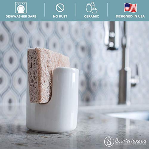 Sponge Holder for Kitchen Sink, Ceramic Countertop - view 5