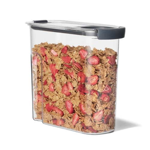 Brilliance Airtight Cereal Food Storage Container, Shatterproof, BPA-Free and Dishwasher-Safe, 32oz Capacity