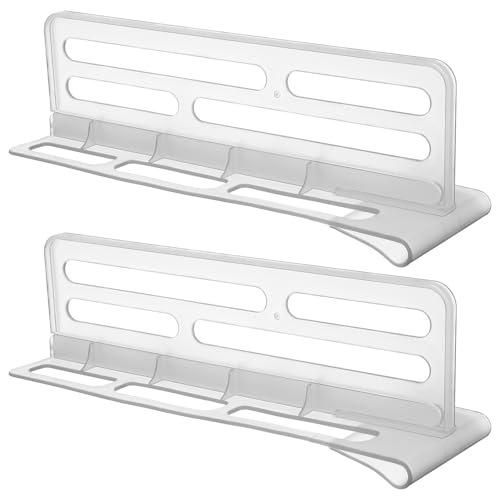 2 Pack Refrigerator Divider PP White for Fridge Drawers