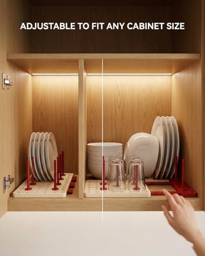 Kitchen Drawer Organizer Tray with Adjustable Pegboard - view 7