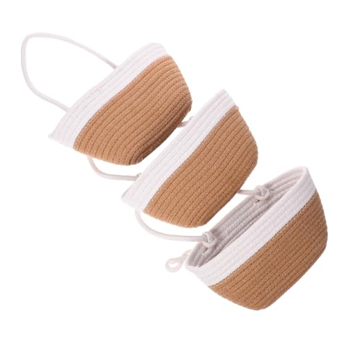 Cotton Rope Wall Hanging Large Capacity Organizer, Storage Basket