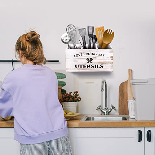 Wood Utensil Holder for Kitchen Counter - view 5