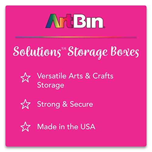 3900AB Solutions Extra Long Box, Art & Craft Organizer with Removable Dividers, [1] Plastic Storage Case, Clear, 12.4" x 4.9" - view 5