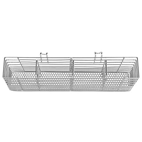 Stainless Steel Cutlery Utensil Holder Silverware Organizer with Hooks removable Drying Rack Silverware Holder Utensil Cutlery Basket Kitchen Dish Drainer Dish Drying Rack - view 3