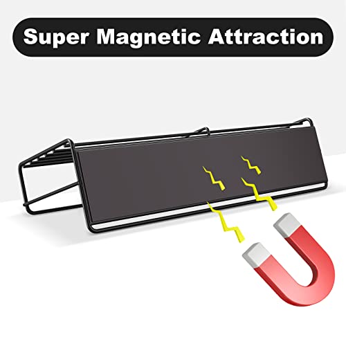 Metal Magnetic Spice Rack for Refrigerator Black, 5 Pack - view 3