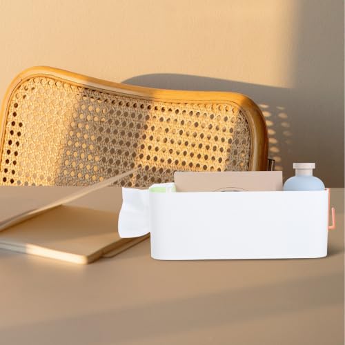 Bed Hanging Basket with Hooks, Orange PP Bedside Storage Organizer - view 4