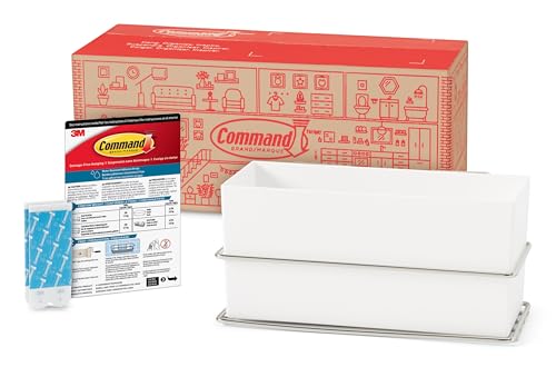 Wall and Cabinet Organizer, 1 Organizer, 4 Water-Resistant Strips