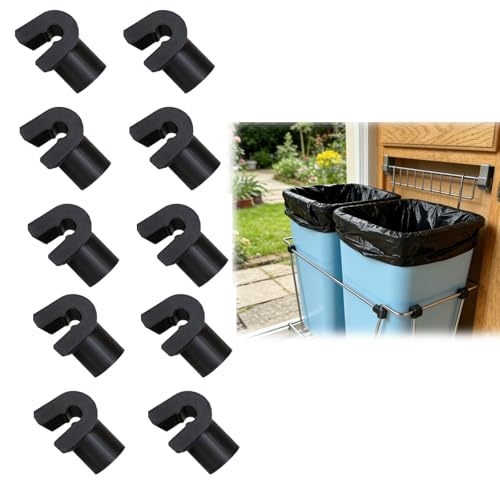 10Pcs Replacement Clip Compatible with Rev-A-Shelf Bins, for 27 Quart Slow Close Double Pull-Out Trash Cabinet Systems, Snap-in Crossbar Support Part