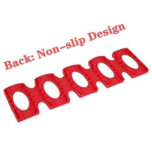 Drink Dispenser for Fridge - Water Bottle Organizer Soda Can Organizer for Refrigerator Space Saver Beverage Can Storage Holder Foldable Silicone Beer Can Stacker Fridge Mat 2 Pcs - view 5