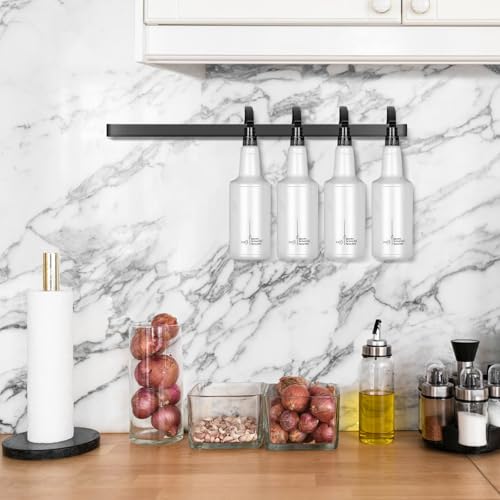 Spray Bottle Holder 14 Inches Slim Stainless-Steel Wall Mount Hanger for Spray Bottle - view 5