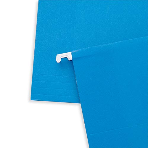 25 Hanging File Folders, Letter Size, Blue - view 5