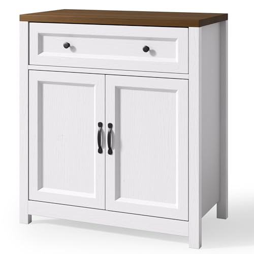Storage Cabinet with Adjustable Shelf, 2-Door Farmhouse Buffet - view 3