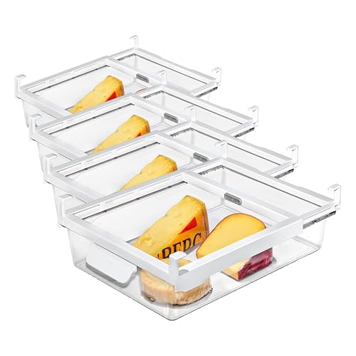 Good Grips Fridge Undershelf Drawer 14 in - for Deli Meat, Cheese, Produce and More (Pack of 4)