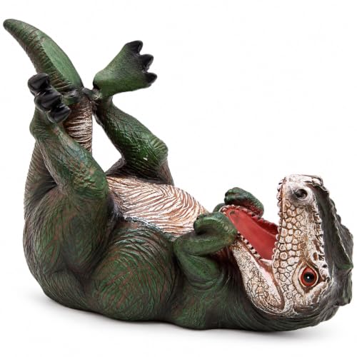 T-Rex Wine Bottle Holder, Dinosaur Wine Rack for Countertop, Funny Tyrannosaurus Rex Bottle Display, Unique Home Bar Kitchen Decor & Wine Lover Gift, 10 Inch - view 2