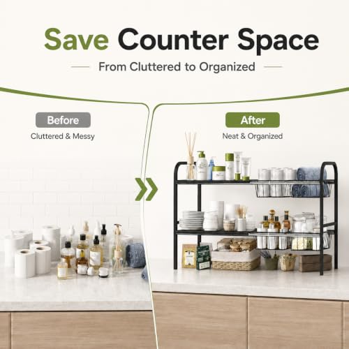 Expandable Under Sink Organizer, 17.32-30.31" Width For Kitchen Bathroom - view 3