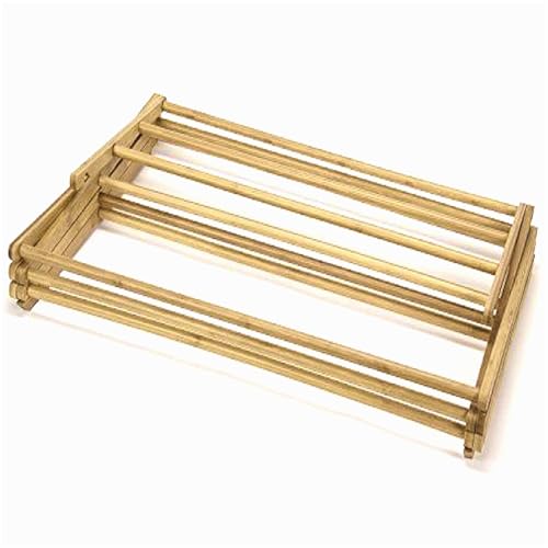 Wooden Clothes Drying Rack for Laundry - Foldable & Pre-Assembled - view 3