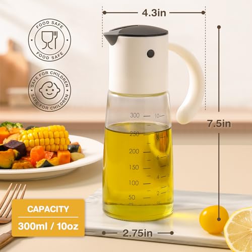 Olive Oil Dispenser Bottle Auto Flip 10 oz - view 4