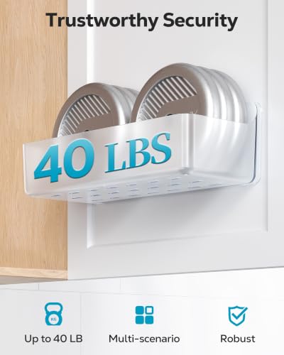 Spice Rack Wall Mount, Clear, 2 Pieces - view 3