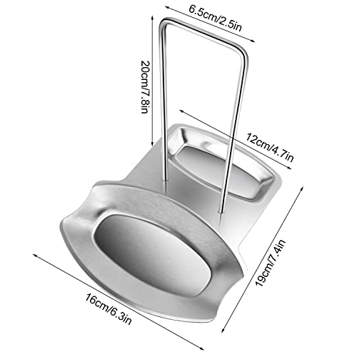 Stainless Steel Pot Lid Holder Spoon Rest, Utensils Lid Spoon Holder - view 2