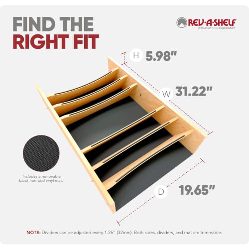Deep Drawer Divider Insert for 33”-36” Base Cabinet Drawers - view 3