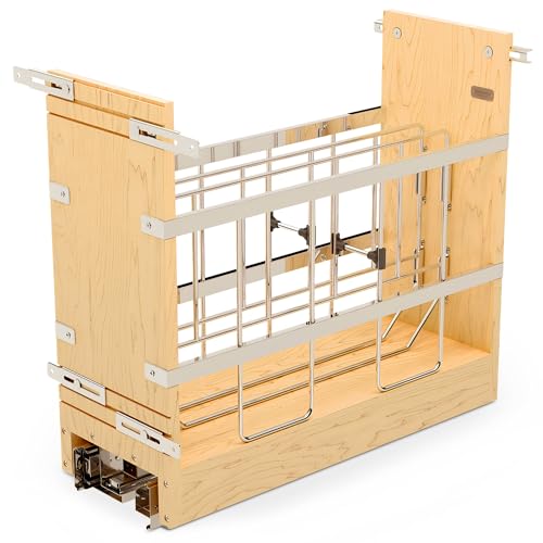 Pullout Bakeware Organizer w/Soft-Close, Min Opening 8.5" Wide