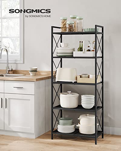 5-Tier Steel Storage Rack, Shelving Unit with X Side Frames - view 2