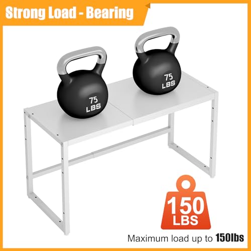 150 LBS Expandable Storage Shelves, Adjustable Metal Shelving Unit Rack - view 3