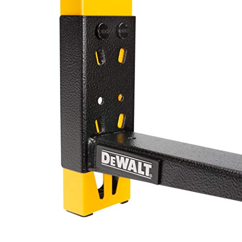 DEWALT 3-Piece Wall Mount Cantilever Wood and Lumber Storage Rack for Workshop Shelving, Multi-Depth Storage, Supports a Total of 273 lbs. - view 3