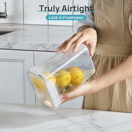 Airtight Food Storage Containers with Lids, 24 pcs, Gray - view 3
