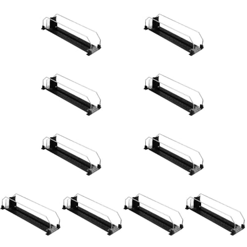 10pcs Automatic Shelf Pusher Machine for Drink Dispensers Vending Machine Accessory Easy Install Sliding Organizer for Fridge