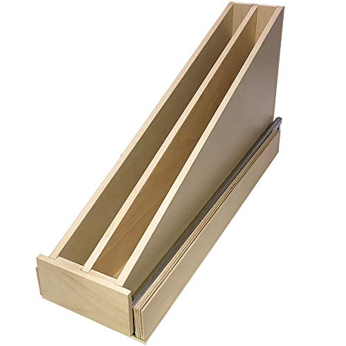 Omega/National T3194MNL1 5" Wide Wood Pullout Tray Divider - view 2