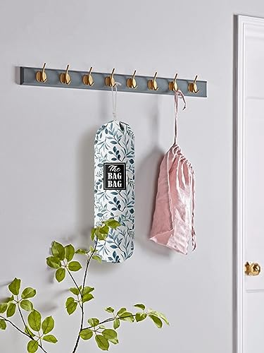 The Bag Grocery Bag Holder, Leafage Grocery Bags Holder Organizer, Wall Mount Plastic Bags Storage Container Dispensers, Kitchen Gifts For Women Family Friends Grandma Mom(E-6) - view 5
