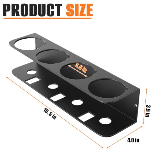 Spray Bottle Holder Wall Mount, 2-Pack Spray Can Rack for Garage - view 3
