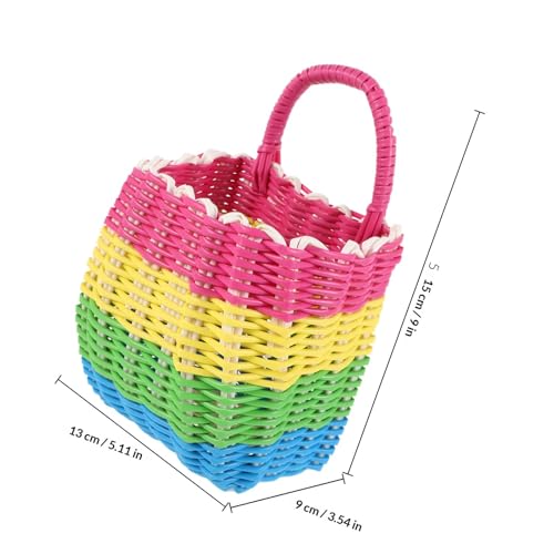 Hanging Plastic Storage Basket with Drainage Holes for Kitchen Bathroom - view 2