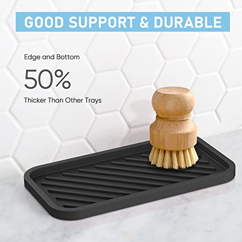 Silicone Sponge Holder-Large Thick Durable 10" Sink Organizer Tray-Kitchen - view 5